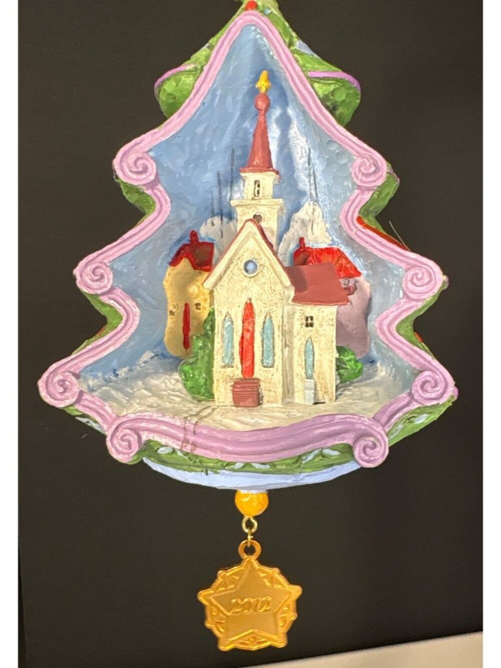 Jim Shore Danbury Mint 2012 "O Come All Ye Faithful" Christmas Ornament - Picture 4 of 14
